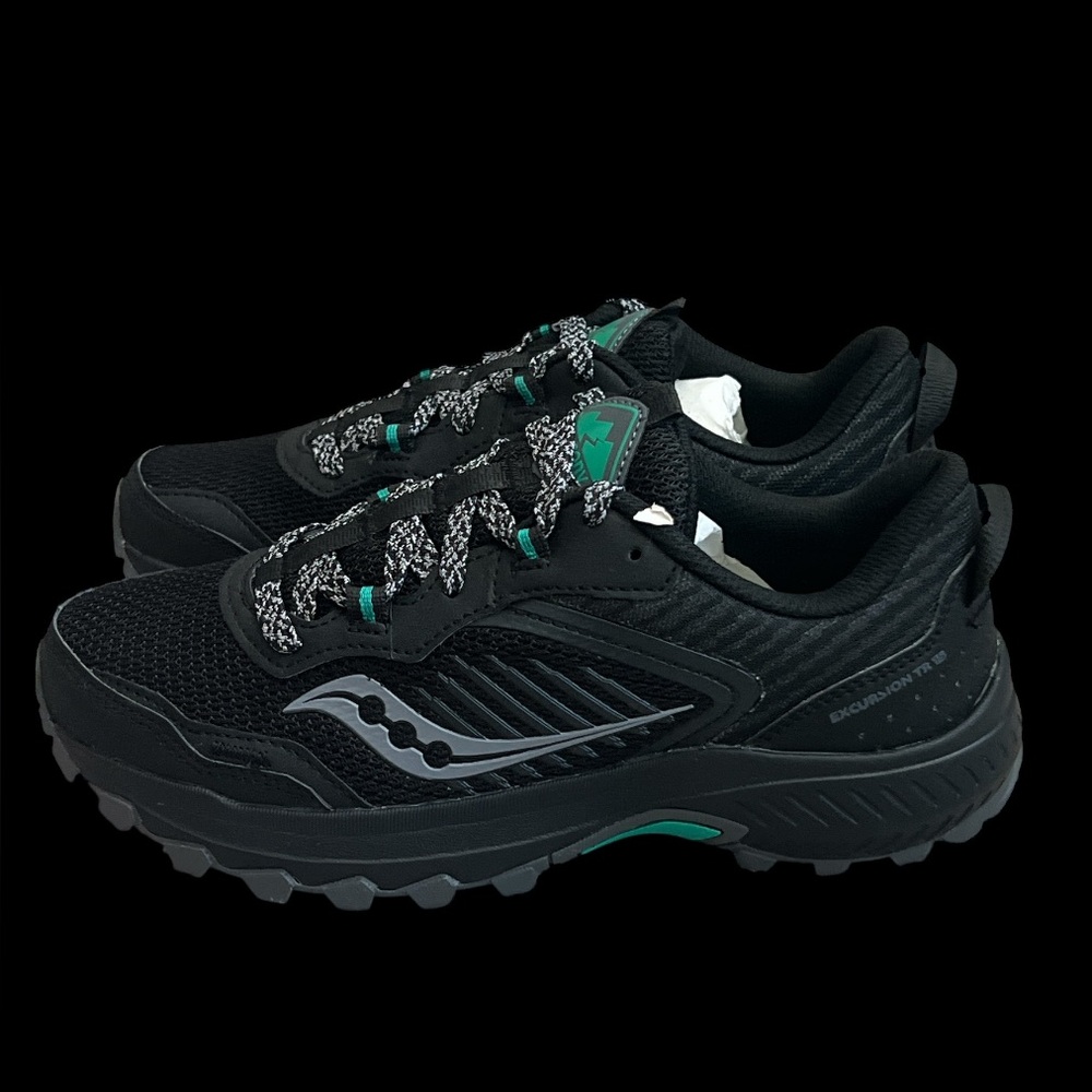 Size‎ 7 - Saucony Excursion TR15 Wide Black Jade W